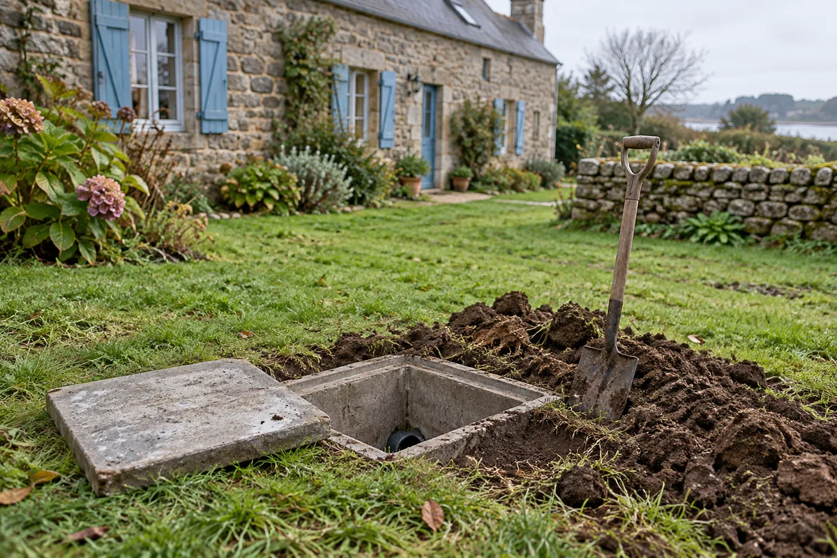 Assainissement non conforme à l'achat d'une maison ancienne